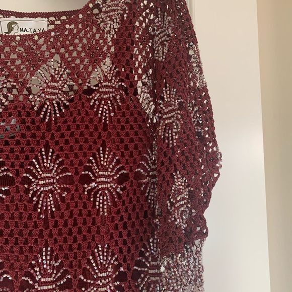 Nataya vintage beaded dress with a matching slip. Small - Picture 6 of 13